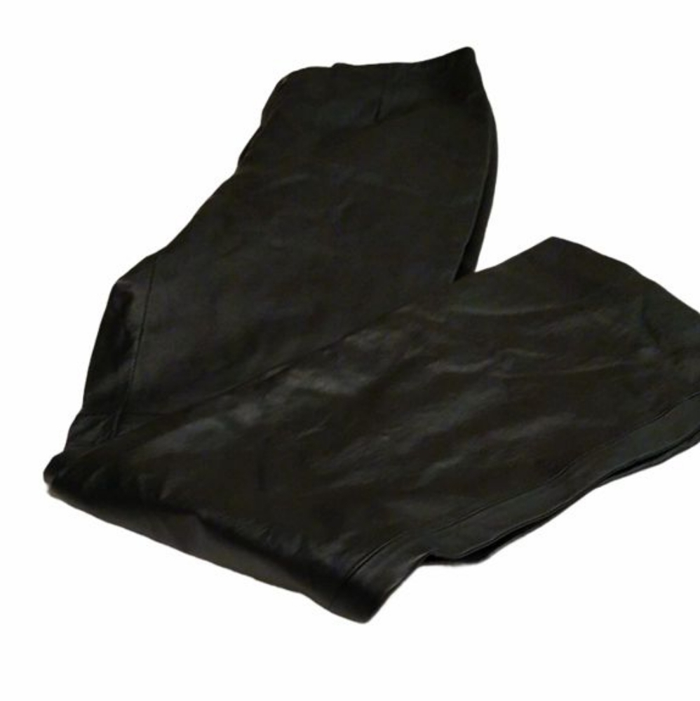 Black leather pants never worn